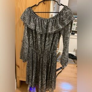 Michael Michael Kors metallic print dress- size M